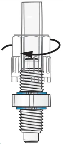 PFA Tubing fitting assemble