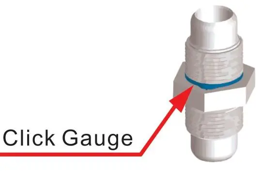 BIT PFA ring click guage fitting